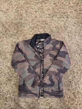 Columbia Men's Camo Packable Puffer Jacket - Green, Brown, Black